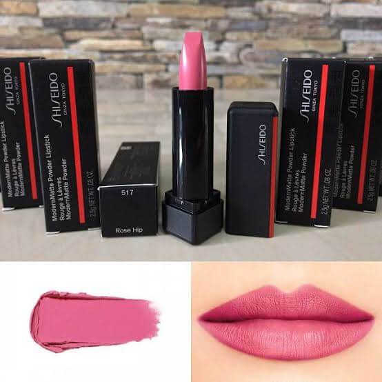 Shiseido Modernmatte Powder Lipstick #517 Rose Hip ,shiseido modernmatte powder lipstick 517 ,shiseido modernmatte powder lipstick , shiseido modernmatte powder lipstick review ,